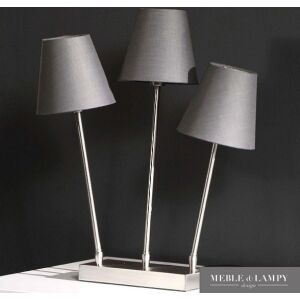 Lampa stołowa 3L szara regulowana