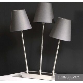 Lampa stołowa 3L szara regulowana