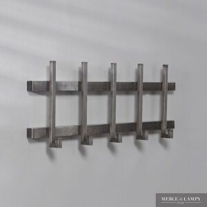 Wieszak 2x 5haków RVS Gun Metal