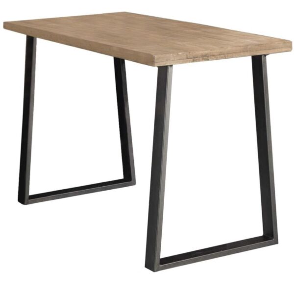 Stół barowy 135x70 cm Masywny Trapez Jasny