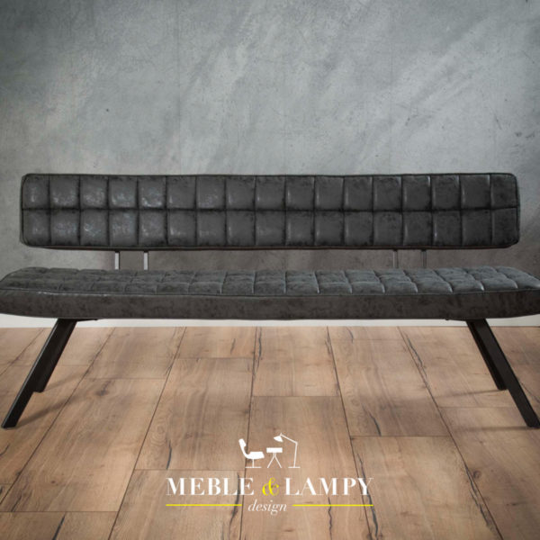 Krzesło/Ława KRUIS BLACK 150 cm - duża ława do stołu