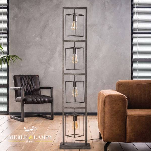 Lampa podłogowa 4x Cubic Tower