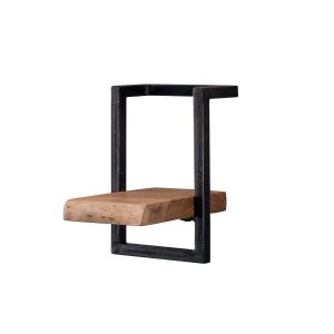 Półka wisząca EDGE 20 cm - naturalne drewno Akacja