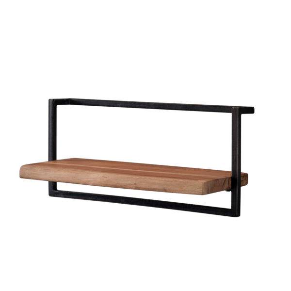 Półka wisząca EDGE 65 cm - naturalne drewno Akacja