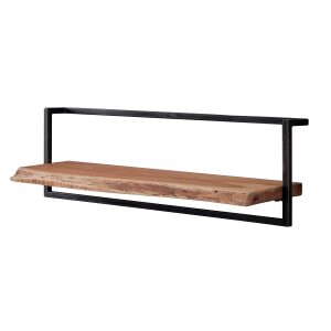 Półka wisząca EDGE 100 cm - naturalne drewno Akacja