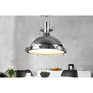 Lampa wisząca Industrial chromowana 45cm