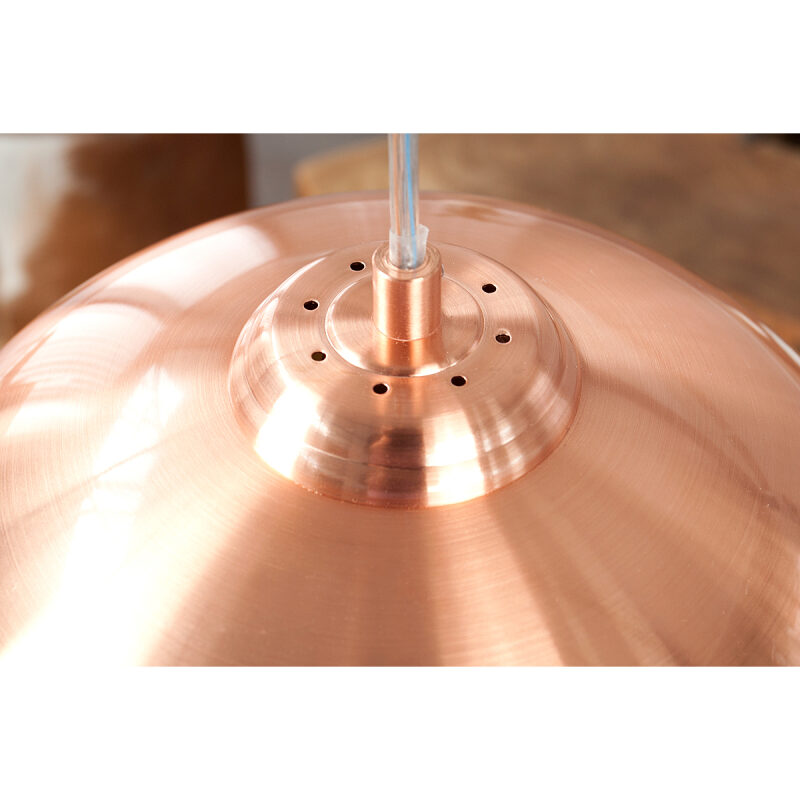 Lampa wisząca Kula Miedziana 30 cm - obrazek 6