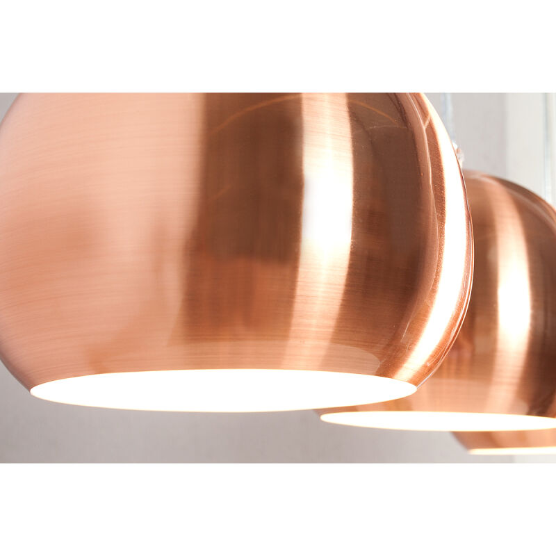 Lampa wisząca Copper Ball 3er z regulacją wysokości - obrazek 4