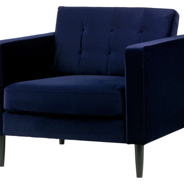 Fotel Livia granatowy