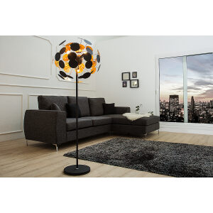 Lampa podłogowa Infinity Home 170 cm czarne złoto