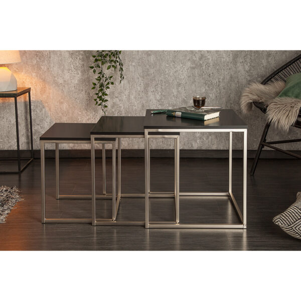 Stolik kawowy New Elements zestaw 3 szt