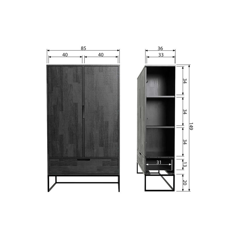 Szafa Silas dębowa [fsc] - obrazek 6