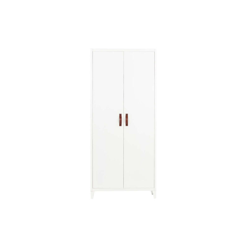 Szafa dwudrzwiowa Brock metalowa biała