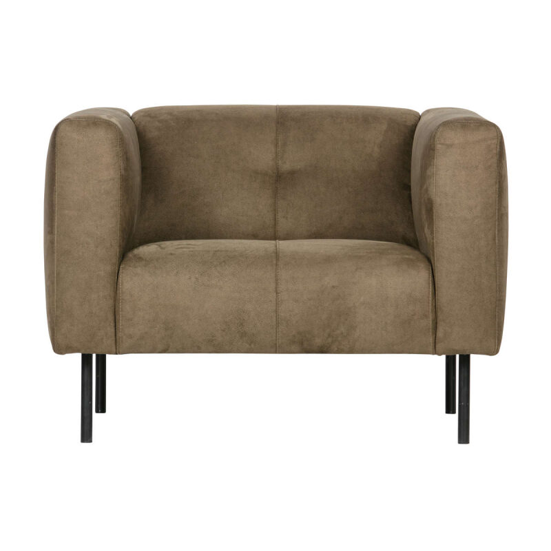 Fotel Skin oliwkowa zieleń