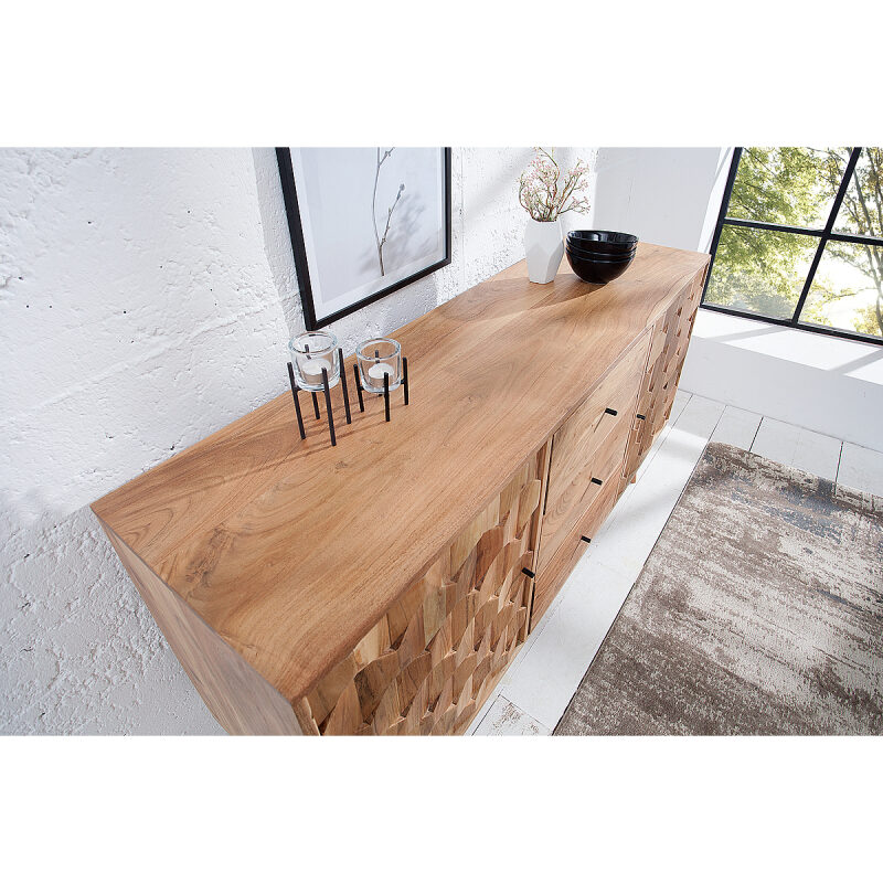 Komoda Mystic Living 145x40 cm akacja - obrazek 3