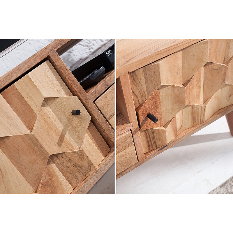 Szafka RTV Mystic 140 cm akacja - obrazek 3