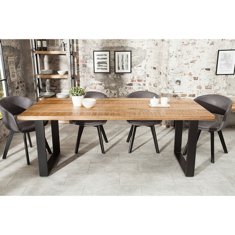 Stół Iron Craft 160 cm naturalne mango - obrazek 2