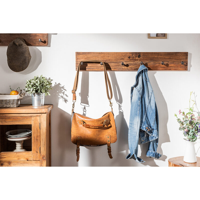Wieszak ścienny Hemingway 90 cm recyklingowane drewno