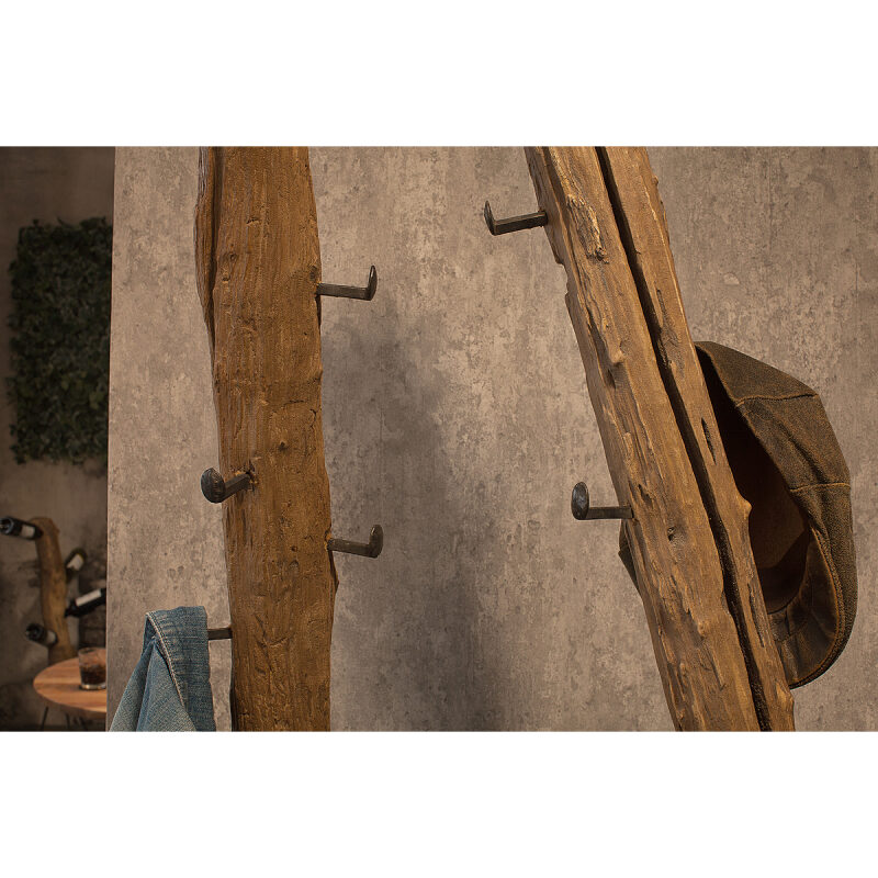 Wieszak stojący Hemingway 200 cm drewniany - obrazek 4