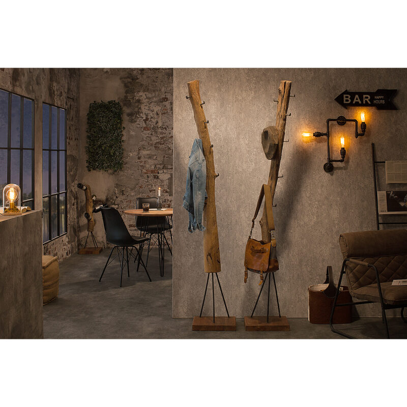 Wieszak stojący Hemingway 200 cm drewniany - obrazek 3