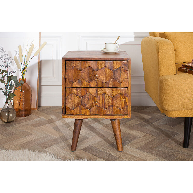 Szafka nocna Mystic Living 40 cm palisander - obrazek 2