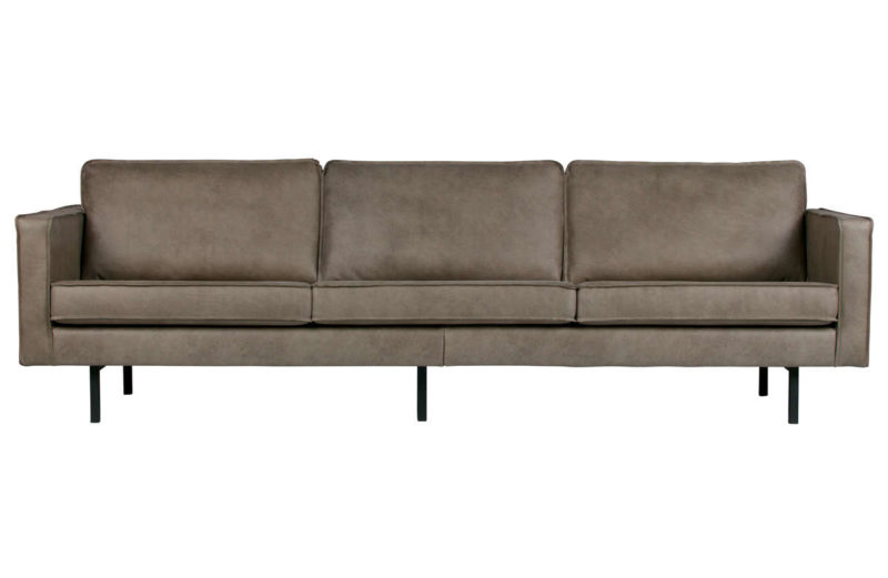 Sofa Rodeo 3- osobowa kolor skóra słonia szara