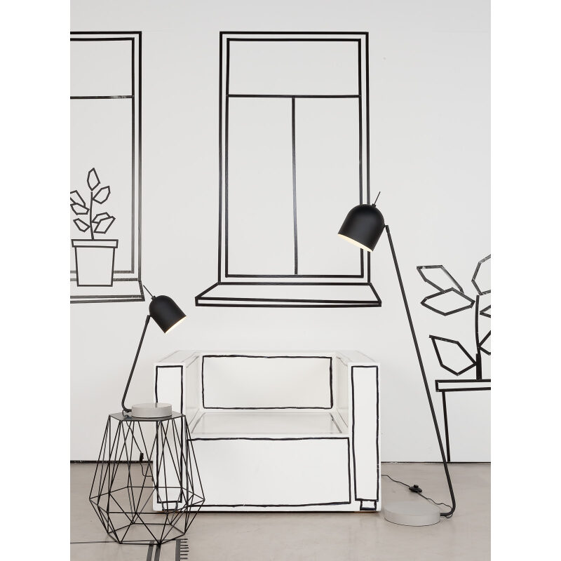 Lampa podłogowa MADRID/F/B, czarna - obrazek 4