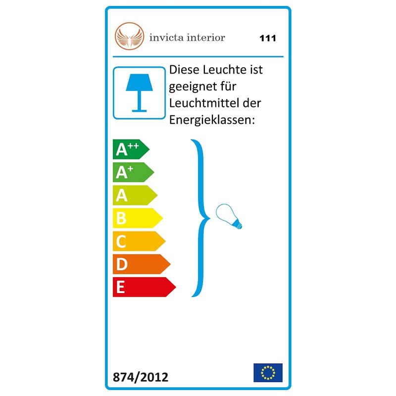 Lampa podłogowa Paris biała 120 cm - obrazek 7