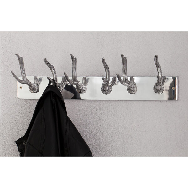 Wieszak ścienny Deer 50cm srebrny