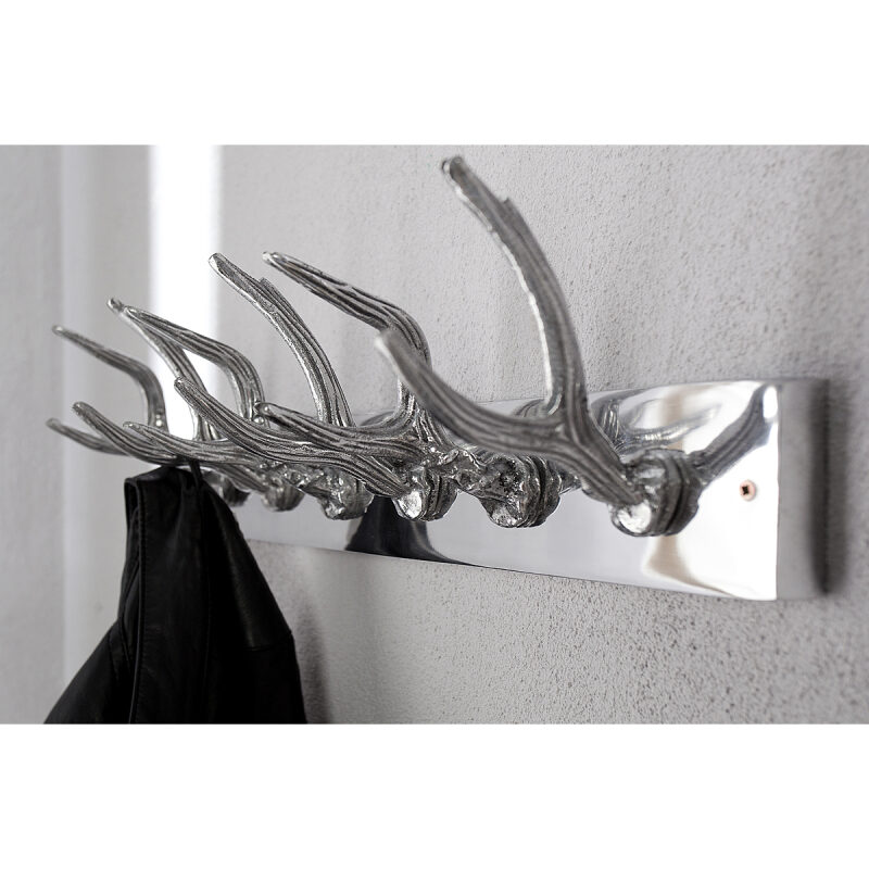 Wieszak ścienny Deer 50cm srebrny