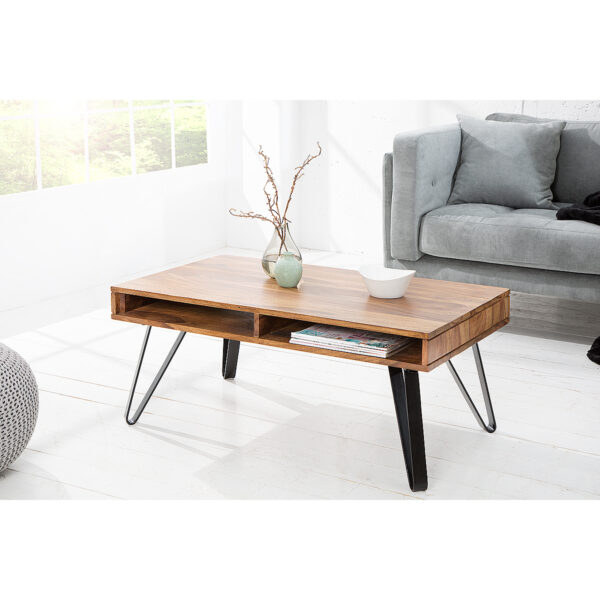 Stolik kawowy Scorpion 100 cm brązowy