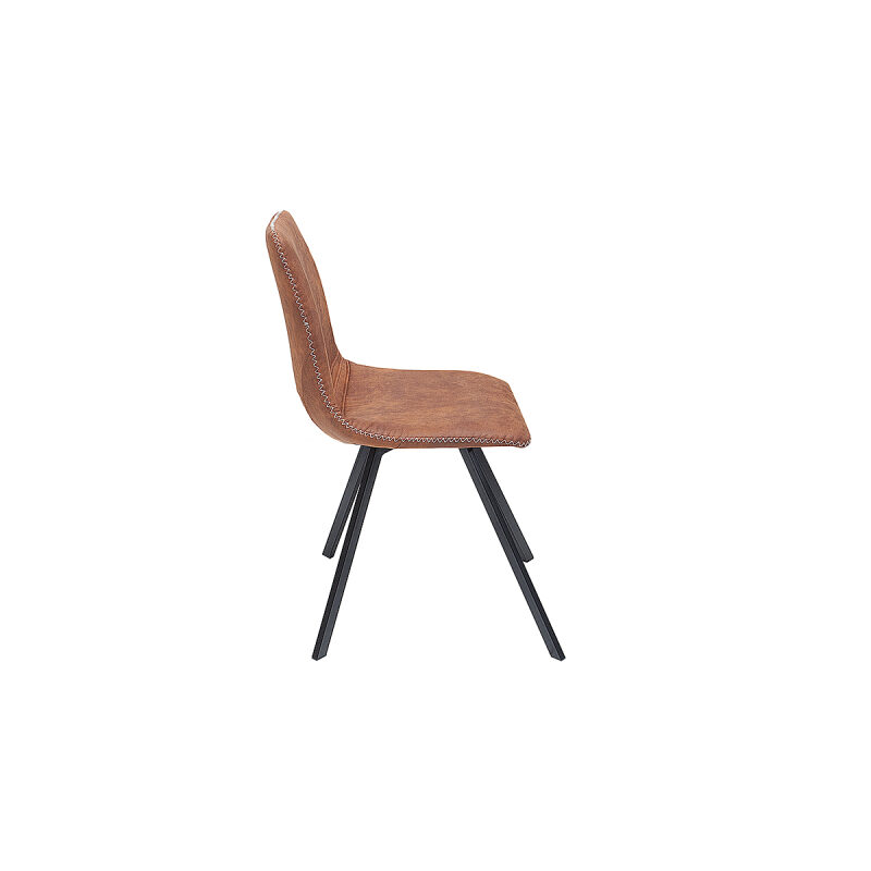 Krzesło Amsterdam Retro brązowe 3 szt - obrazek 3