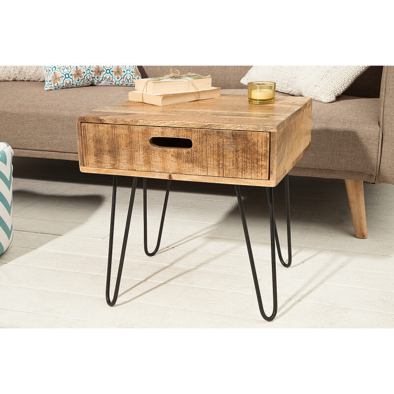 Stolik Scorpion 50 cm brązowy - obrazek 2