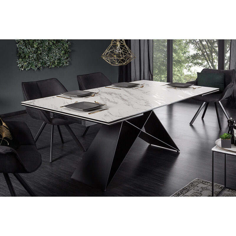 Rozkładany stół Prometheus 180-260 cm a la marmur - obrazek 3
