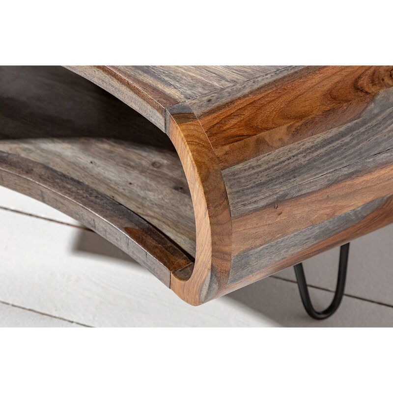 Stolik kawowy Organic Living 70 cm szary - obrazek 3