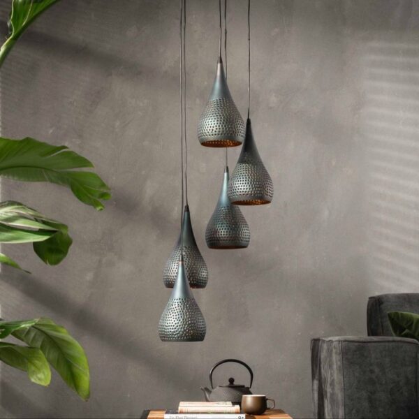 Lampa wisząca 5xØ15 Punch Trecher