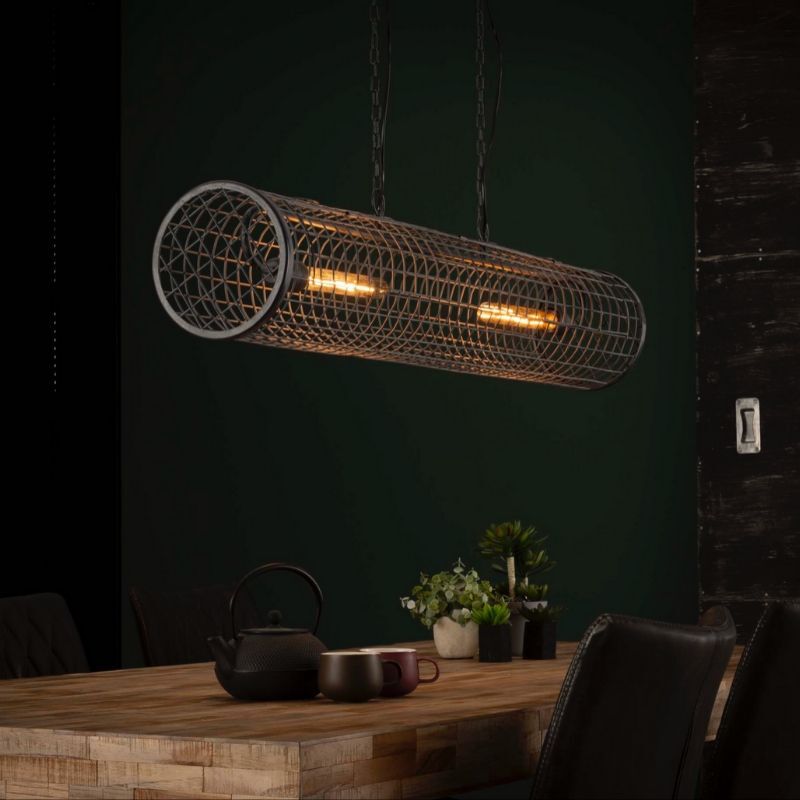 Lampa wisząca Ø20cm Tuba Metalic Mesh