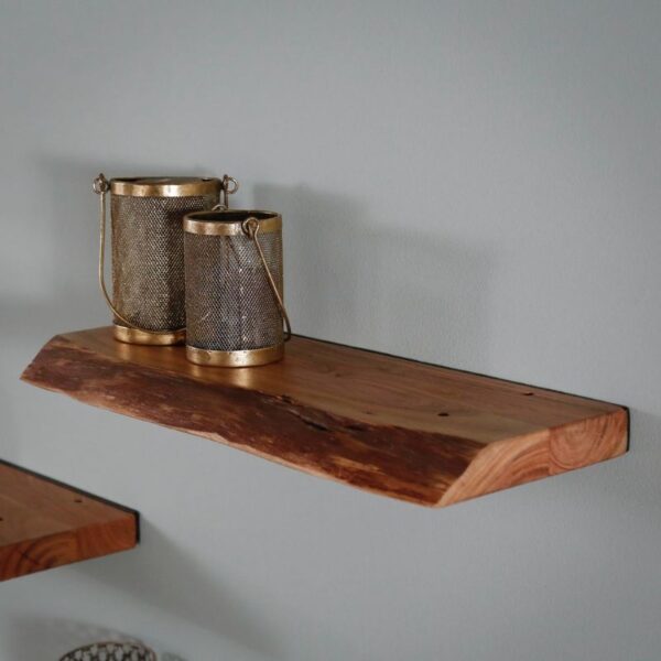 Półka ścienna Edge 60 cm akacja naturalna