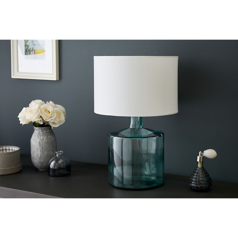 Lampa stołowa szkło z recyklingu Classic II - obrazek 2