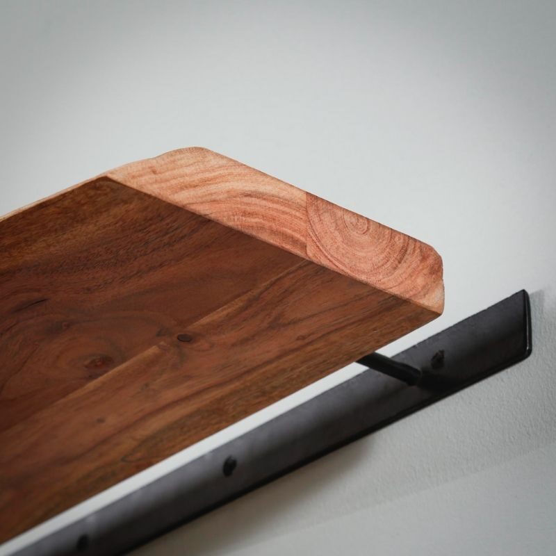 Półka ścienna Edge 60 cm akacja naturalna