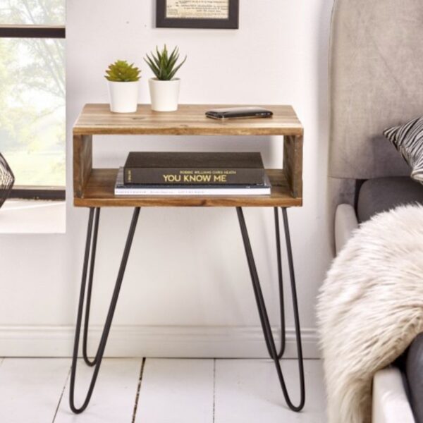 Szafka nocna Scorpion 40 cm brązowa akacja