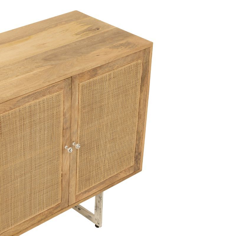 Komoda Weaving Wood Natural 170 cm