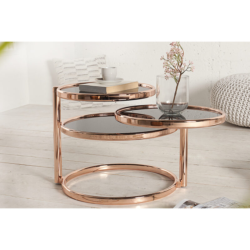 Stolik Art Deco 3 miedziany - obrazek 4