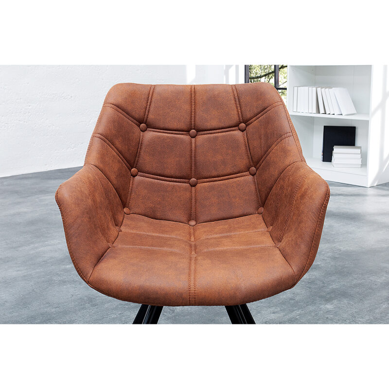 Krzesło Courtier brązowe - obrazek 5