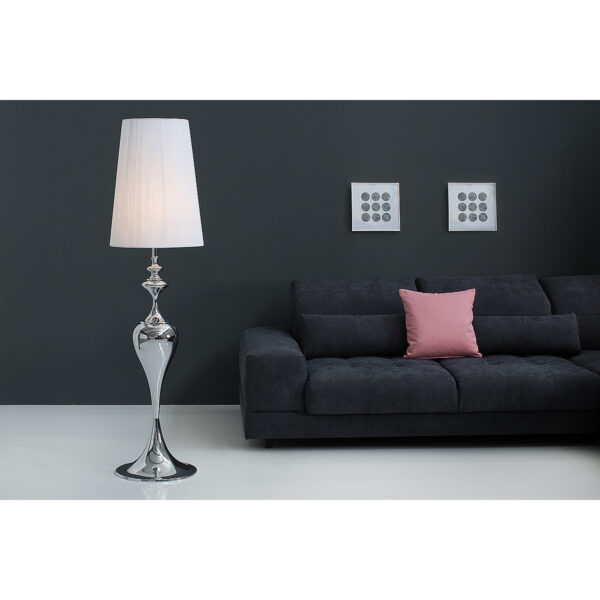 Lampa podłogowa Lucie 160cm biała