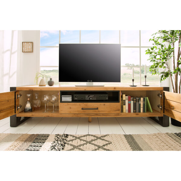 Szafka RTV Thor 200 cm dębowa