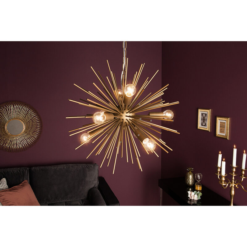 Lampa wisząca Sunlight 50cm złota - obrazek 4