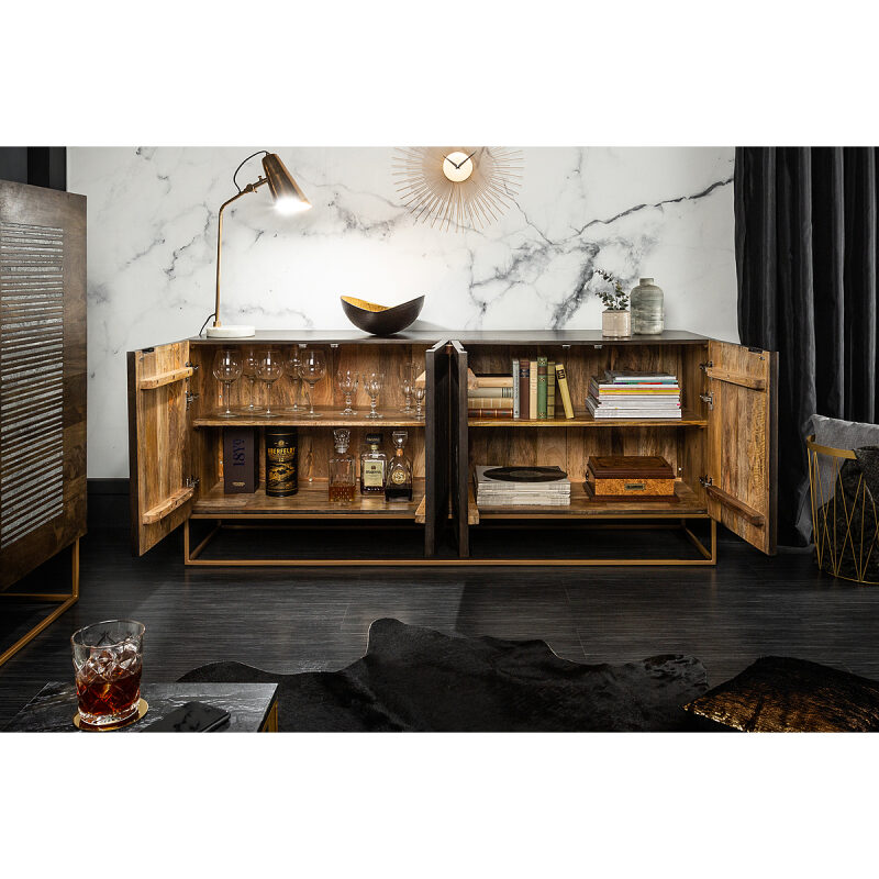 Komoda Onyx 177 cm mango - obrazek 4