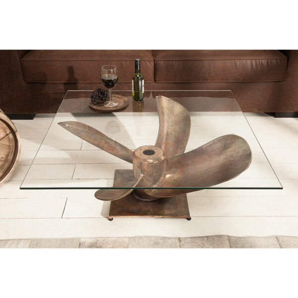 Podstawa stolika Ocean 85 cm antyczna miedź