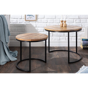 Stolik kawowy Elements 2 szt mango